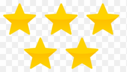 Five Star Yellow Icon Png And Svg - Stars