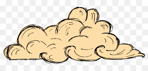 Vintage Cloud Drawing Vector Eps Svg Png Transparent - Png