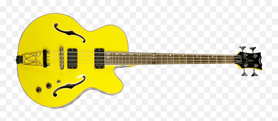 Download Hd Stylist Cabbie Electric Bass - Yellow Electric Yellow Guitar Png,Bass Guitar Png