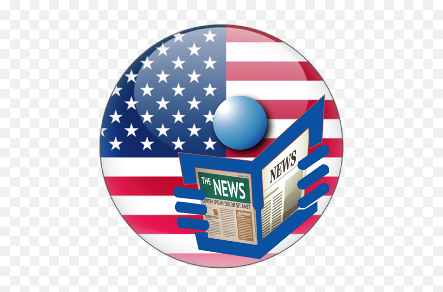 Usa News - Transparent Usa Flag Round Png,Bbc News Icon