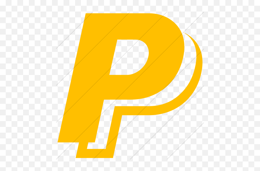 Simple Yellow Paypal Icon - Paypal Icon Aesthetic Yellow Png,Paypal App Icon