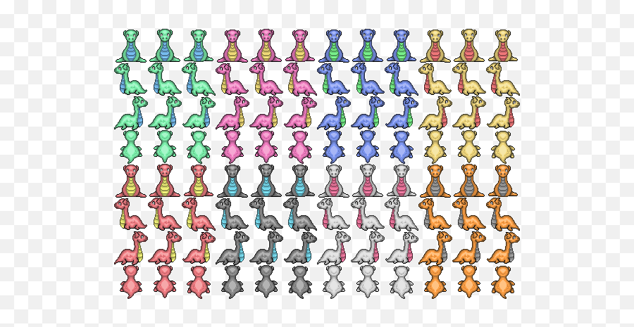 Download Nessie Sheet - Rpg Maker Mv Monster Sprites Full Rpg Maker Vx Ace Monster Chars Png,Rpg Maker Mv Icon Sheet