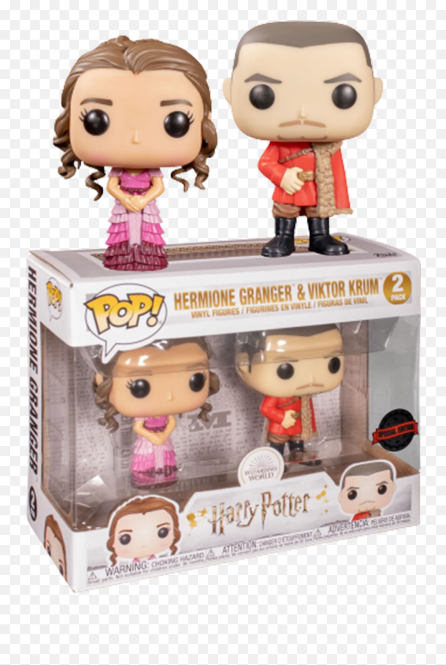 Harry Potter U2013 Hermione Granger U0026 Viktor Krum 2 - Pack Special Hermione Viktor Krum Funko Png,Hermione Icon