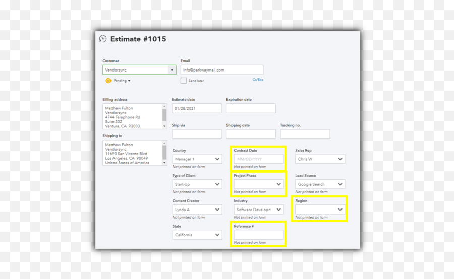 5 Steps To Using Custom Fields In Quickbooks Online Advanced - Vertical Png,Quickbooks 2012 Icon