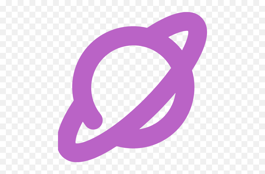 Planet Cosmos Orbit Universe Geo Sattelite Icon - Bold Purple Png,Orbit Icon