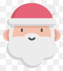 Solvang Julefest - Santa Icon Free Png