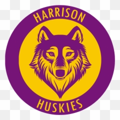 Back To School 2021 Harrison Elementary - Wolf Head Decal png