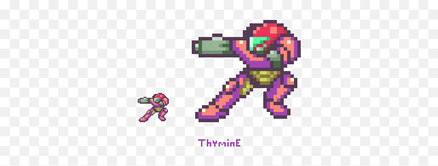 Pixel Art U2014 Thminet - Fictional Character Png,Metroid Zero Mission Icon