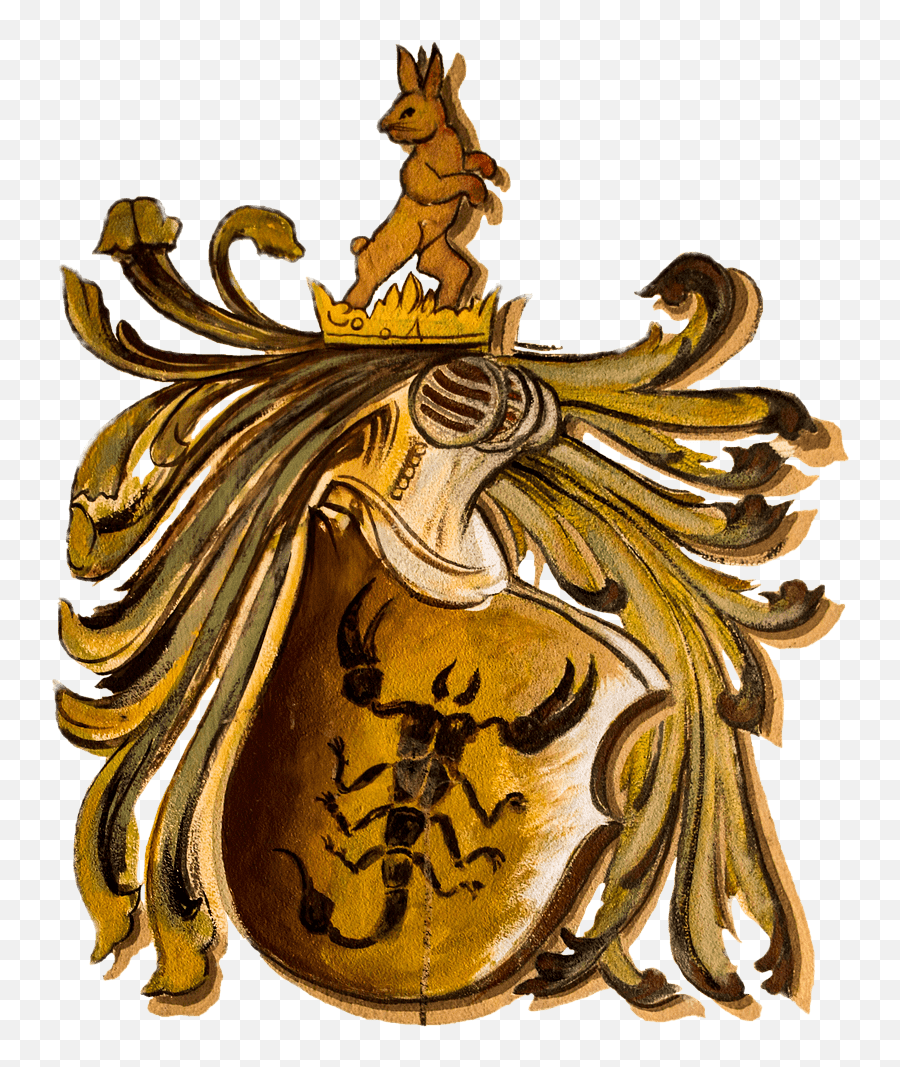 Coat Of Arms Zodiac Sign Scorpio Transparent Png - Stickpng Scorpio Coat Of Arms,Scorpio Png