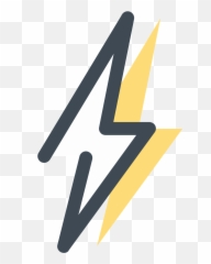 This Icon Is A Zigzag Arrow Pointing Downwards - Electricity Vertical png