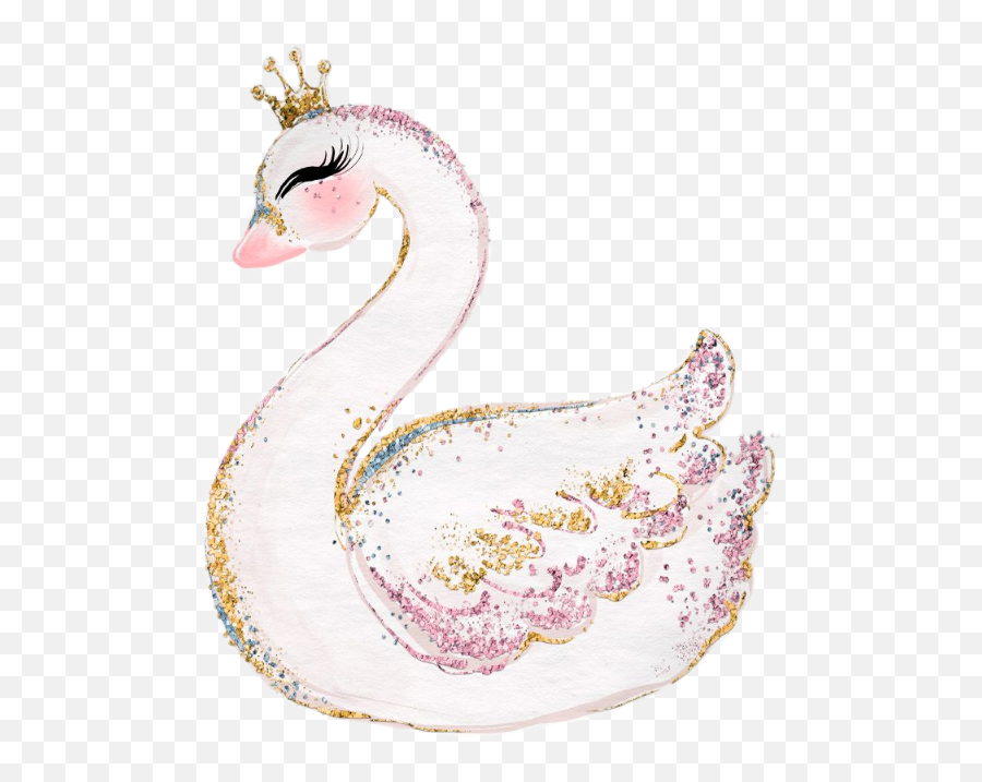 Watercolor Swan Girl Bird Uglyduckling Png - Watercolor Swan Png,Swan Png