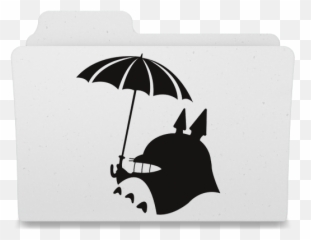 Totoro5 Icon 512x512px Png Icns - My Neighbor Siluet