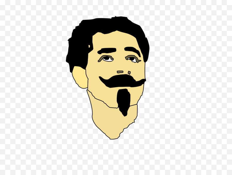 Keçi Sakal Png 4 Image - Mustache Man Face Cartoon,Fake Mustache Png