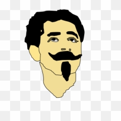 Keçi Sakal Png 4 Image - Mustache Man Face Cartoon