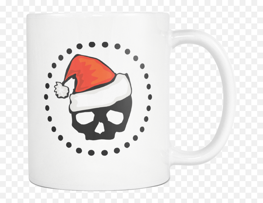 Santa Skulls Skully Xmas For All Coffee Mug 11 Oz - Bachelorette Questions For Groom Dirty Png,Gnome Meme Png