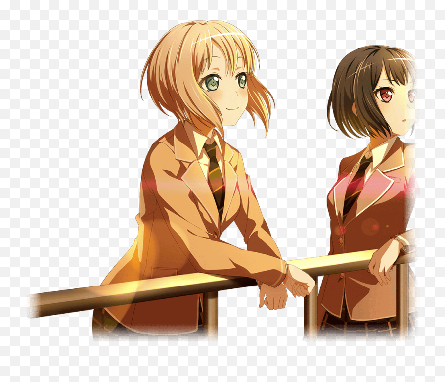 Girls Transparent Illustration Picture 1402129 - Bang Dream Ran And Moca Cards Png,Lucy Heartfilia Transparent