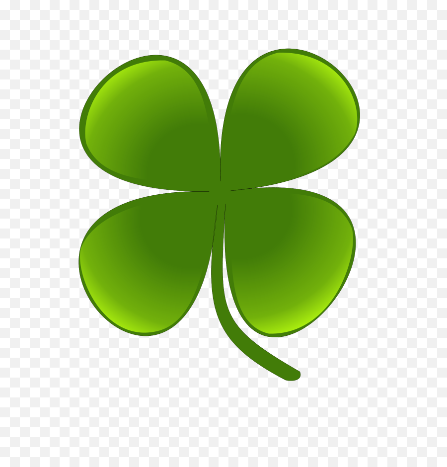 Four - Leaf Clover Luck Clip Art 4 Leaf Clover Png Download Month Of March Symbols,Four Leaf Clover Transparent Background