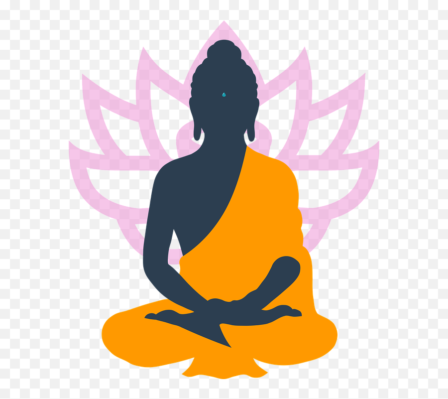 Png Meditation Buddha Meditate - Draw A Meditating Buddha,Meditate Png
