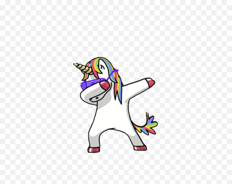 Unicorn T - Transparent Dabbing Unicorn Png,Unicorn Transparent Background