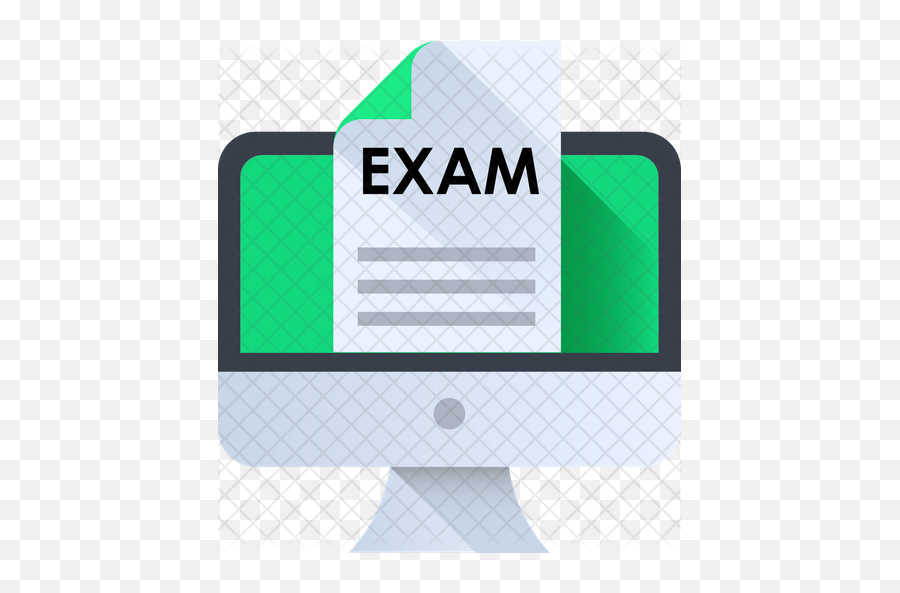 Online Exam Icon Of Flat Style - Best Of Luck For Exams Png,Exam Png