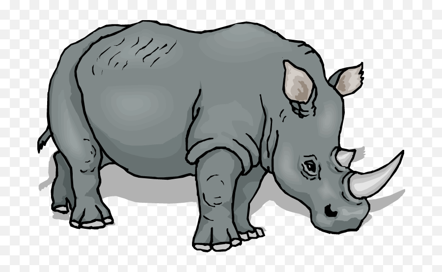 Download Free Rhino Clipart - Rhinoceros Images Clip Art Rhino Clipart Png,Rhino Transparent Background