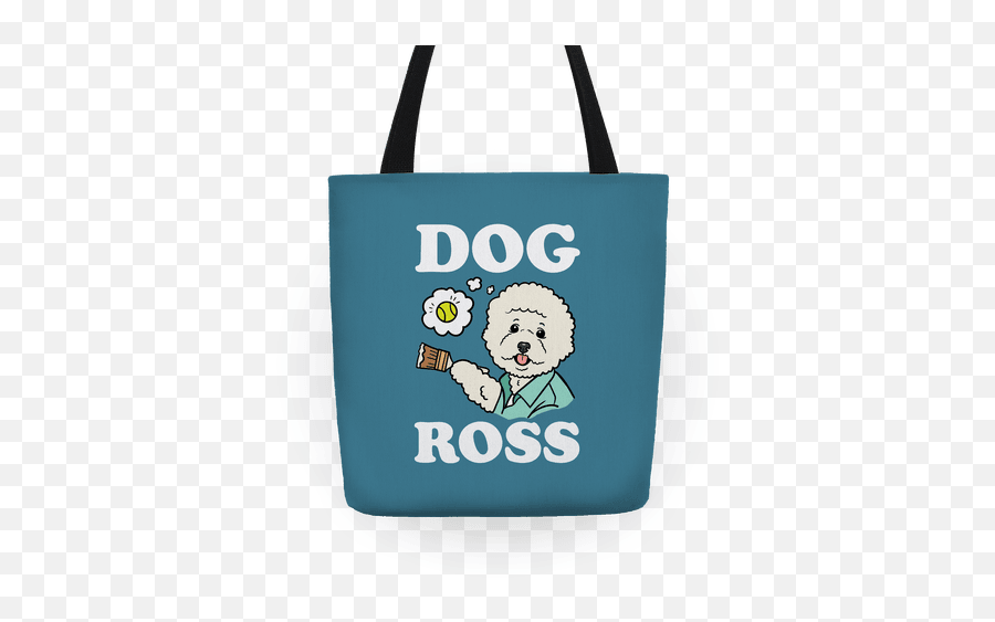 Dog Ross Totes Lookhuman - Tote Bag Png,Bob Ross Png