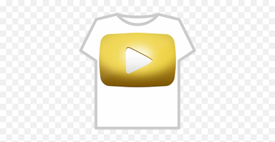 Youtube - Goldplaybutton Roblox Youtube Gold Play Button Shirt Png,Youtube Play Button Png