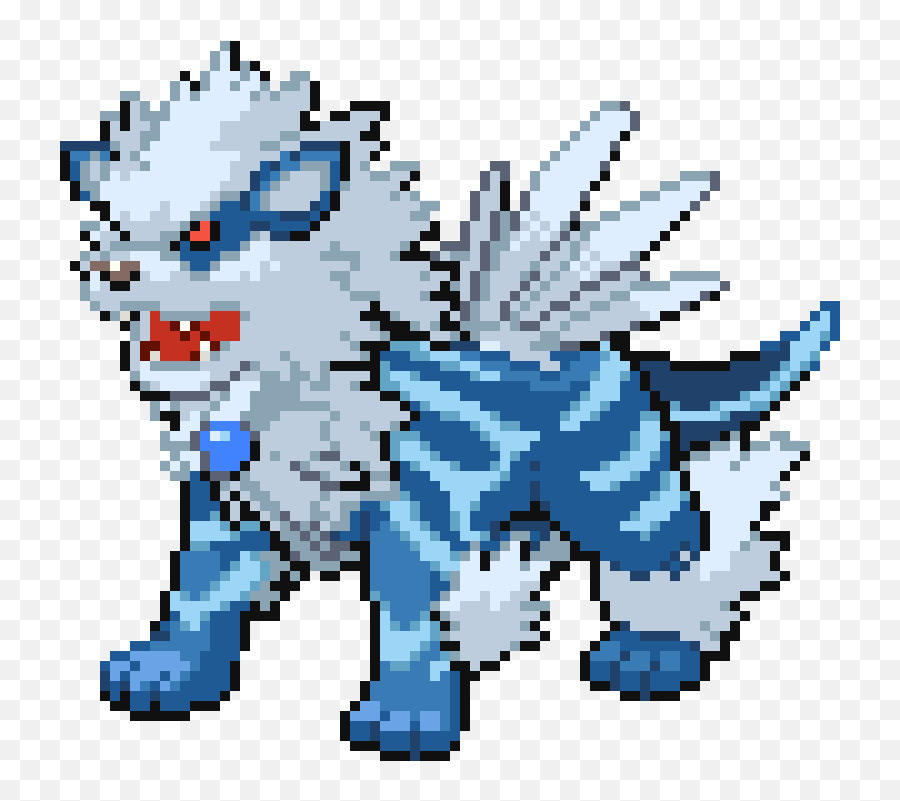 Another Old Arcanine Fusion Of Mine This Time With Dialga - Arcanine Sprite Png,Arcanine Png