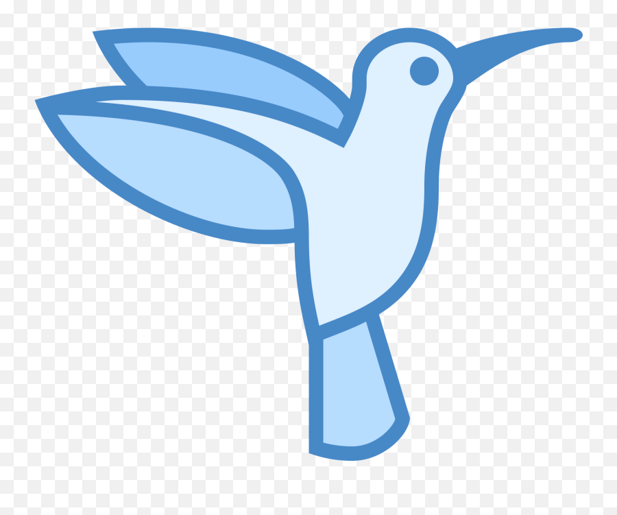 Download Itu0027s A Outline Of Humming Bird As It Is Flying - Hummingbirds Png,Bird Outline Png