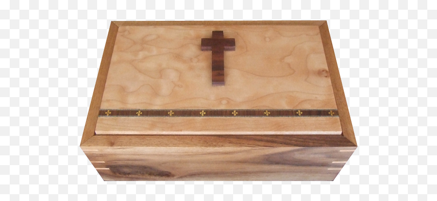 Download Religious Urn Made Of Curly Maple And Walnut Woods - Plywood Png,Walnut Png