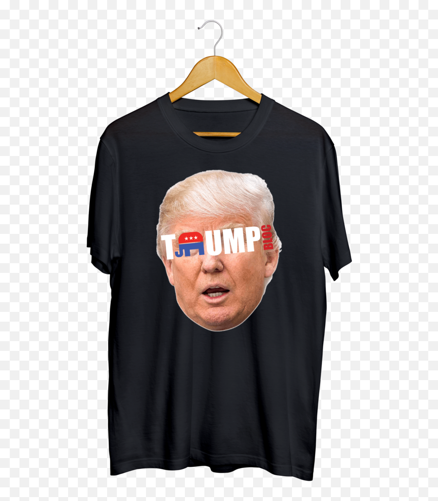 Trumpbloc Face T - Shirt Baju Distro Gambar Spongebob Png,Trump Face Png