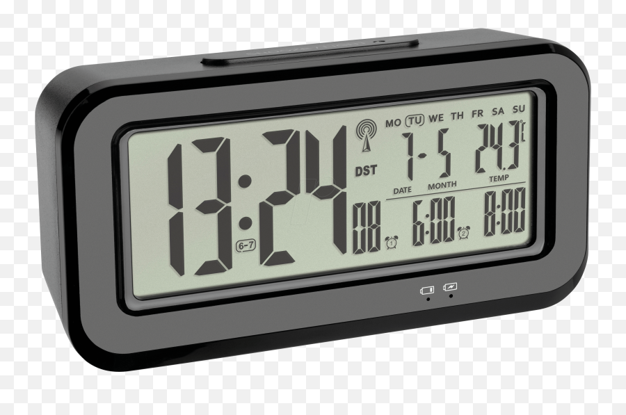 Boxx Radio Alarm Clock Digital With Temperature Display - Digitaler Funkwecker Png,Digital Clock Png