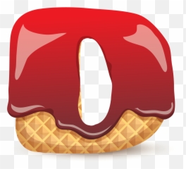 Letter D Png Free Commercial Use Image - Ice Cream Illustration