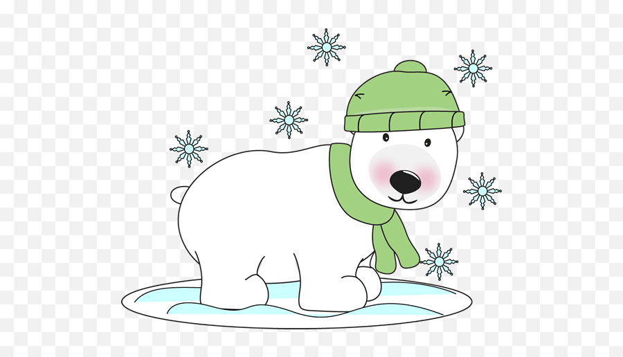 Free Christmas Polar Bear Clip Art Png Transparent Background