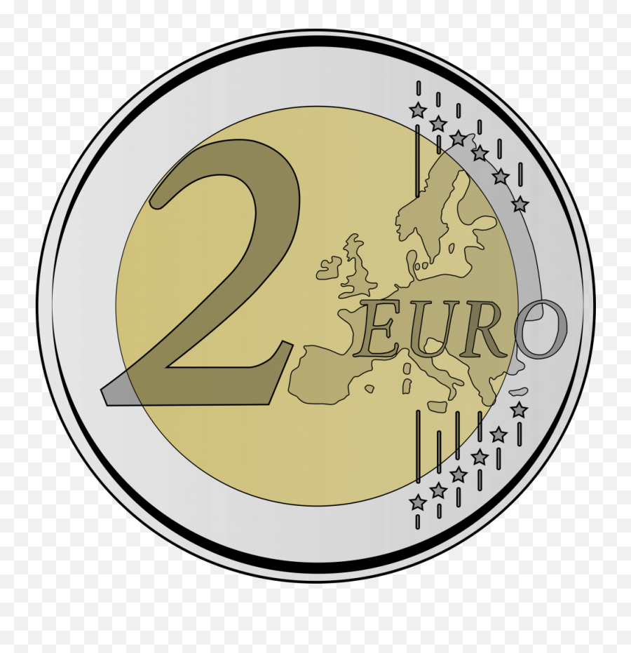 Download Euro Coin Png File For - 2 Euro Coin Clipart,Euro Png