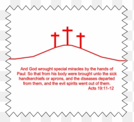 Three Crosses - Prayer Cloth png