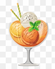 Transparent Ice Cream Sundae Clipart 0 Cocktails - Background Cream Sundae Clipart png