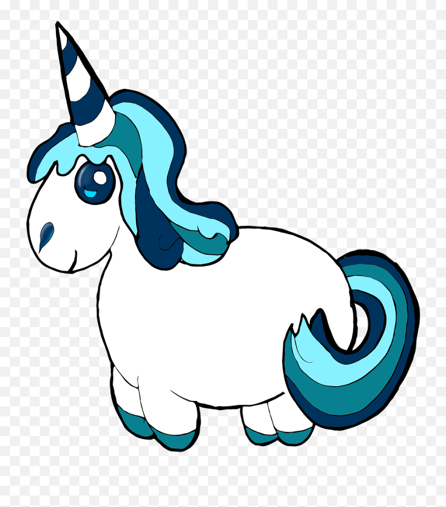 Download Free Illustration Unicorn Blue Pony Cute Image - Sometimes I Question My Sanity But The Unicorn In The Kitchen Told Me I M Fine Png,Cute Unicorn Png