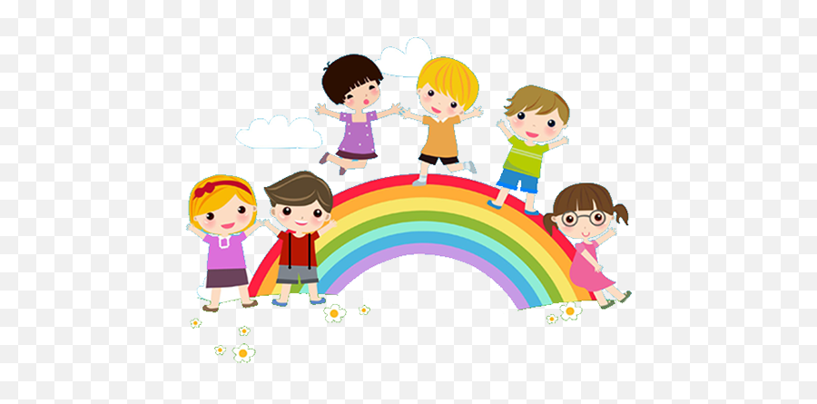 Rainbow Clipart PNG Images, Rainbow Children, Rainbow Clipart, Child, Rainbow  PNG Image For Free Download