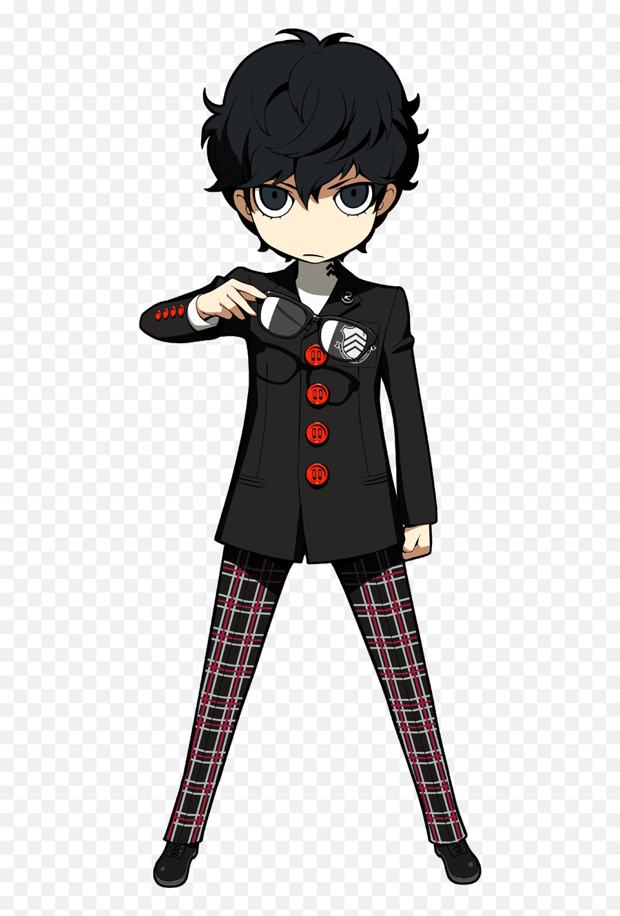 Protagonist Persona 5 Megami Tensei Wiki Fandom - Persona Q2 Character Art  Png,Joker Persona 5 Png - free transparent png images 