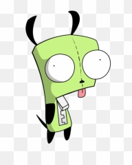 How To Draw Gir From Invader Zim Mini Canvas - Drawing Gir Invader Zim Png,Gir Png