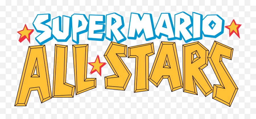 Super Mario All - Stars Details Launchbox Games Database Super Mario All Stars Logo Png,Super Mario Logos