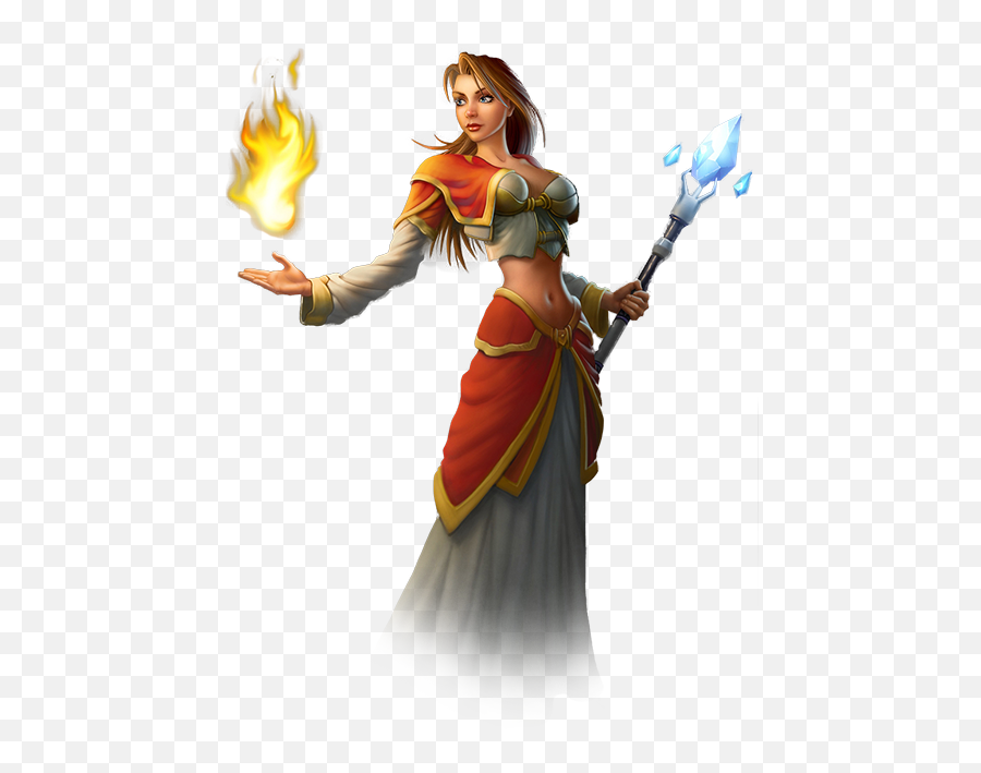 Transparent Background Rendered - World Of Warcraft Female Mage Png,Warrior Transparent Background