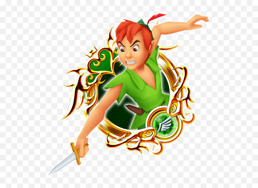 Download Free Png Peter Pan Transparent Mart - Yuffie Kingdom Hearts 2,Peter Pan Silhouette Png