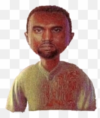Kanyewest Meme Memed Dankmemes Sticker By Yaboi - Kanye West Deep Fried png