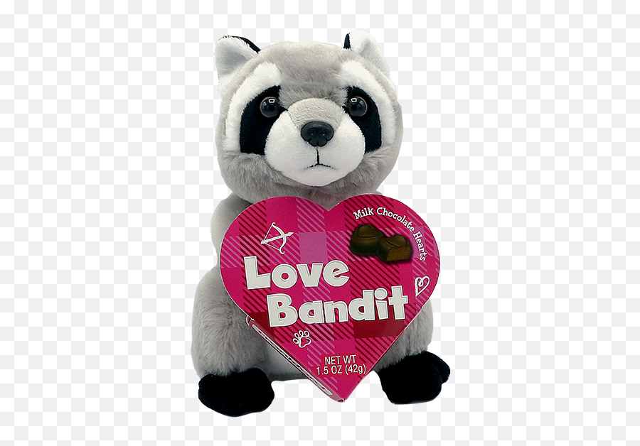 Woodland Plush Raccoon With Chocolate Heart Box Frankford Png Racoon