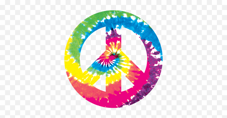 Peace Sign Tie Dye - Tie Dye Peace Sign Png,Peace Symbol Png