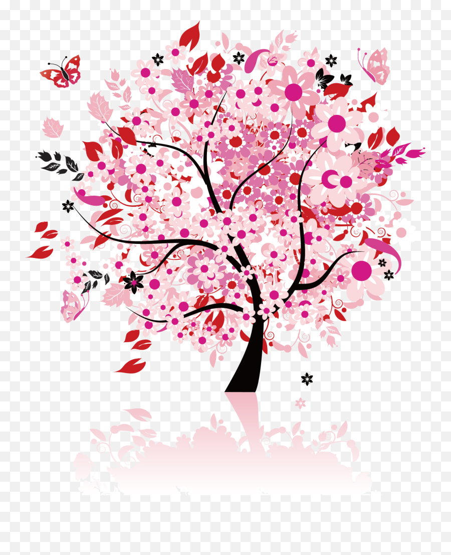 Cherry Blossom Poster - Japanese Cherry Blossom Tree Png Japanese Cherry Blossom Tree Png,Cherry Tree Png