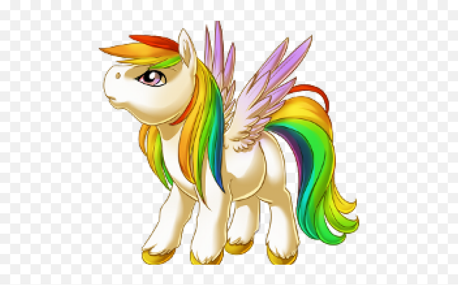 Download Rainbow Unicorn Pegasus Png Image With No - Pegasus Unicorn Rainbow,Rainbow Unicorn Png