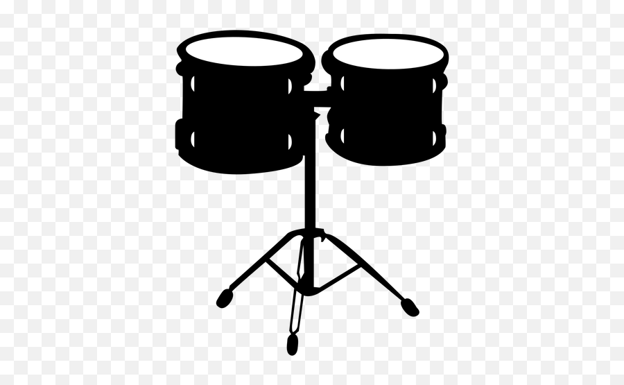 Hanging Toms Musical Instrument Silhouette - Transparent Png Conga,Toms Logo Png